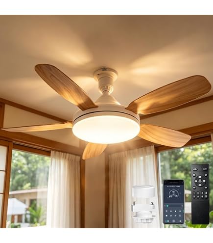 Amazon | オーデリック LEDシーリングファン(LED電球一般形4.5W×6